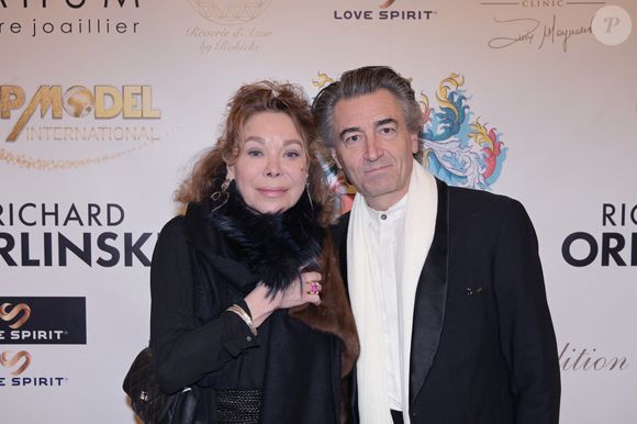 Grâce de Capitani et son compagnon Jean-Pierre Jacquin - 47ème édition du Gala "Best Awards" à l'hôtel Four Seasons Hôtel George V à Paris le 28 janvier 2025. © Rachid Bellak/Bestimage