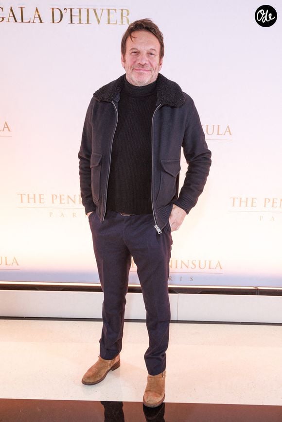Samuel Le Bihan participe à une séance photo à l'occasion du Gala d'hiver du Peninsula Paris, au cours duquel un cocktail-dîner a été orchestré par le chef exécutif David Bizet et la chef pâtissière Anne Coruble à l'hôtel Peninsula de Paris, en France, le 27 novembre 2025. Photo de David Boyer/ABACAPRESS.COM