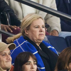 Hélène Darroze - Célébrités assistent au match de Ligue des champions entre le PSG et l'Atlético de Madrid au Parc des Princes à Paris le 6 novembre 2024. © Cyril Moreau/Bestimage