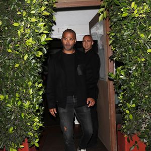 EXCLUSIF Santa Monica, CA La chanteuse/actrice Christina Milian et M. Pokora, ainsi que leurs deux enfants, quittent le restaurant italien Giorgio Baldi après avoir dîné avec l'ancien basketteur professionnel Tony Parker à Santa Monica.
Backgrid USA / Bestimage