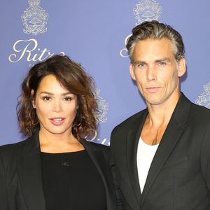 Lola Dewaere et son compagnon Gianni Giardinelli - Photocall des 125 ans du Ritz à Paris Le 14 septembre 2023© Coadic Guirec / Bestimage