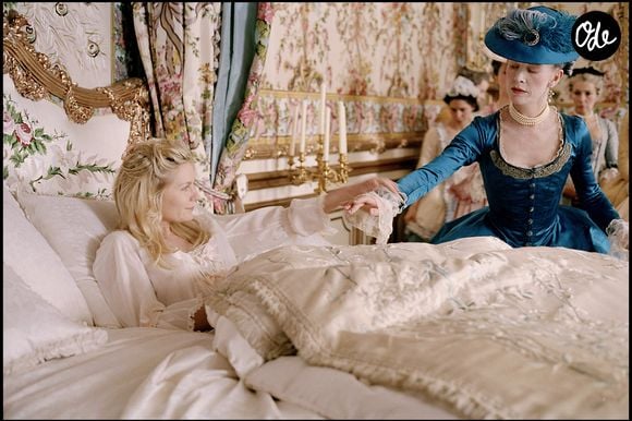 Kirsten Dunst sur le tournage de "Marie-Antoinette". Agence/BestImage