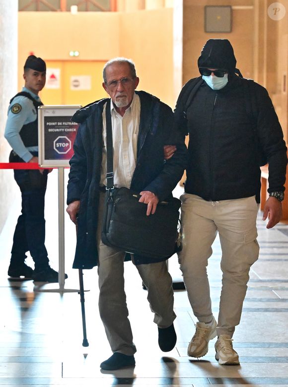 Aomar Aït Khedache - Ouverture du procès de la rue tronchet des "papys braqueurs" de Kim Kardashian à Paris, France, le 28 avril 2025. © Christian Liewig/Bestimage
