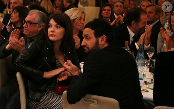 Exclusif - Cyril Hanouna et sa compagne Emilie - Prix Special - Soiree annuelle de la FIDH (Federation Internationale des Droits de l'homme) et 65eme anniversaire de la Declaration universelle des Droits de l'Homme a l'Hotel de Ville de Paris le 10 decembre 2013.
Bestimage
