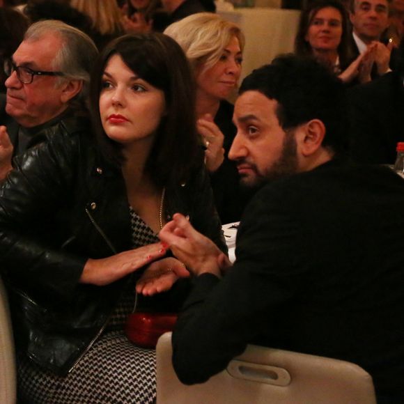 Exclusif - Cyril Hanouna et sa compagne Emilie - Prix Special - Soiree annuelle de la FIDH (Federation Internationale des Droits de l'homme) et 65eme anniversaire de la Declaration universelle des Droits de l'Homme a l'Hotel de Ville de Paris le 10 decembre 2013.
Bestimage