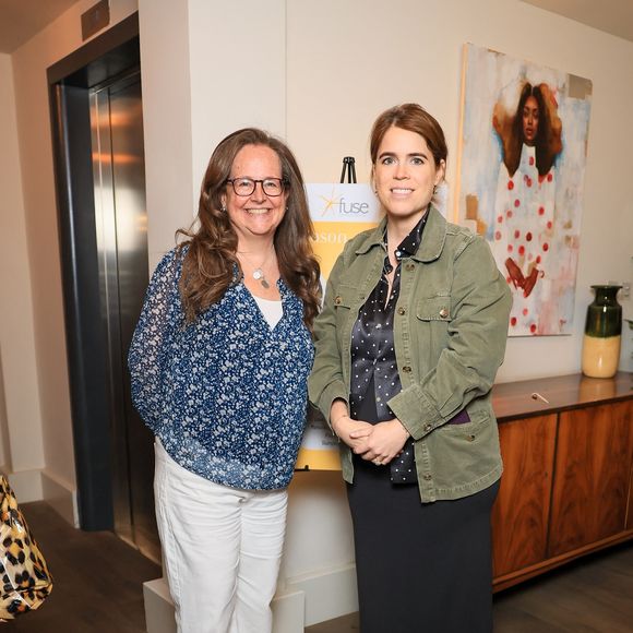 Eugenie d'York s'est rendue à Soho pour un événement de shopping et de soins pour bébés et enfants, organisé à l'occasion de la journée de la presse de Fuse Communications. 7 mai 2026. © Backgrid UK/ Bestimage
