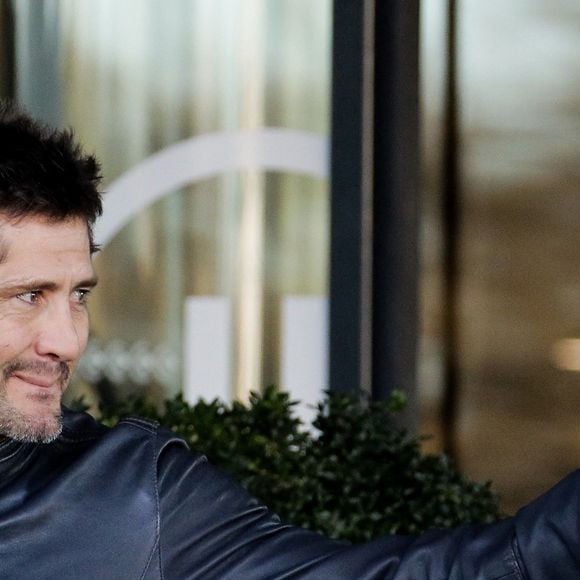 Bixente Lizarazu quitte l'hôtel qui héberge les artistes des Enfoires. Le 30e anniversaire du spectacle se tiendra à l'Arkea Arena. Bordeaux, France, 28 janvier 2019. Photo par Thibaud Moritz/ABACAPRESS.COM