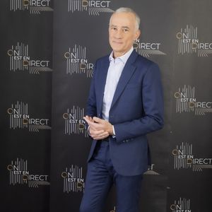 Exclusif - Gilles Bouleau - Backstage de l'enregistrement de l'émission "On Est En Direct (OEED)", présentée par L.Ruquier et L.Salamé, et diffusée en direct le 30 avril sur France 2
© Jack Tribeca / Bestimage