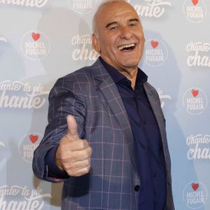 Michel Fugain lors de la soirée organisée pour Les 50 ans de carrière de Michel Fugain au Divan Du Monde à Paris, France, le 10 mai 2017. Photo VIM/ABACAPRESS.COM