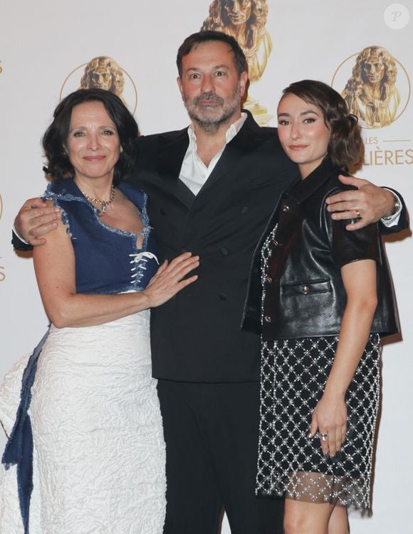 Raphaëlle Cambray, Jean-Philippe Daguerre et Juliette Béhar - 36ème cérémonie des Molières aux Folies Bergère à Paris le 28 avril 2025. © Coadic Guirec/Bestimage