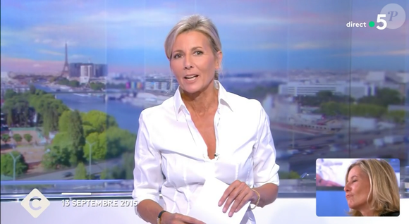 "Je peux imaginer ce qu'elle peut vivre" : Anne-Sophie Lapix quitte France 2, une autre star des JT est passée par là et donne son avis dans "C à Vous", il s'agit de Claire Chazal