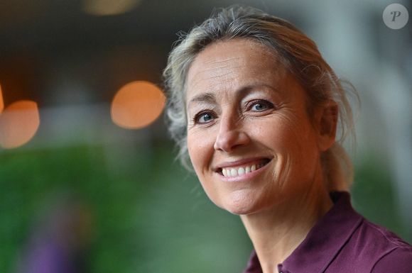 Anne-Sophie Lapix assiste aux Internationaux de France 2024 à Roland Garros le 02 juin 2024 à Paris, France. Photo by ABACAPRESS.COM