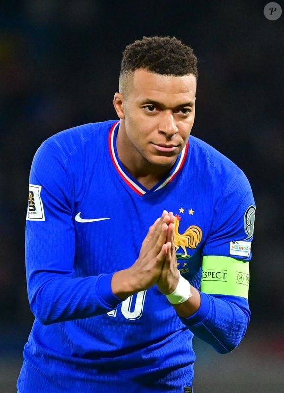 Kylian Mbappé lors du match de qualification de la Coupe du monde 2026 entre la France contre l'Ukraine (4-0) au Parc des Princes à Paris, France, le 13 novembre 2025. © Christian Liewig/Bestimage