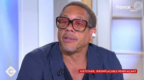 JoeyStarr s’apprête à vivre – et faire vivre – une parenthèse étonnante 

Anne-Elisabeth Lemoine reçoit JoeyStarr dans "C à vous" sur France 5