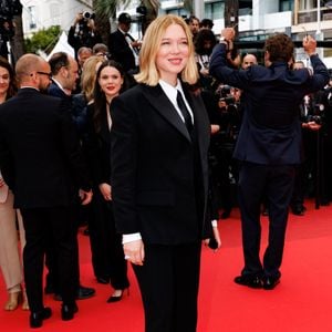 Léa Seydoux - Descente des marches du film « L’inconnue » lors du 79ème Festival International du Film de Cannes, le 18 mai 2026. © Jacovides-Moreau / Bestimage
