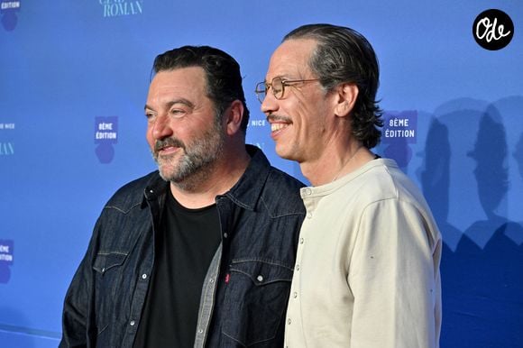Denis Ménochet et Reda Kateb - Projection du film "Jupiter" lors de la 8ème édition du Festival Cinéroman à Nice, le 1er octobre 2026. © Bebert / Jacovides / Bestimage