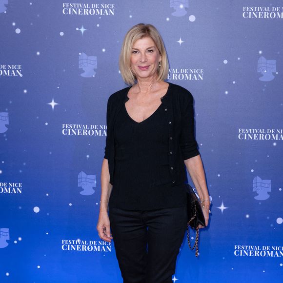 Michèle Laroque assiste au tapis rouge du 5ème jour du festival CINEROMAN à Nice. Photo by Shootpix/ABACAPRESS.COM Shootpix/ABACAPRESS.COM