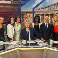 A la télé, on n'a rien vu ! Une journaliste de LCI est enceinte, son ventre déjà bien visible