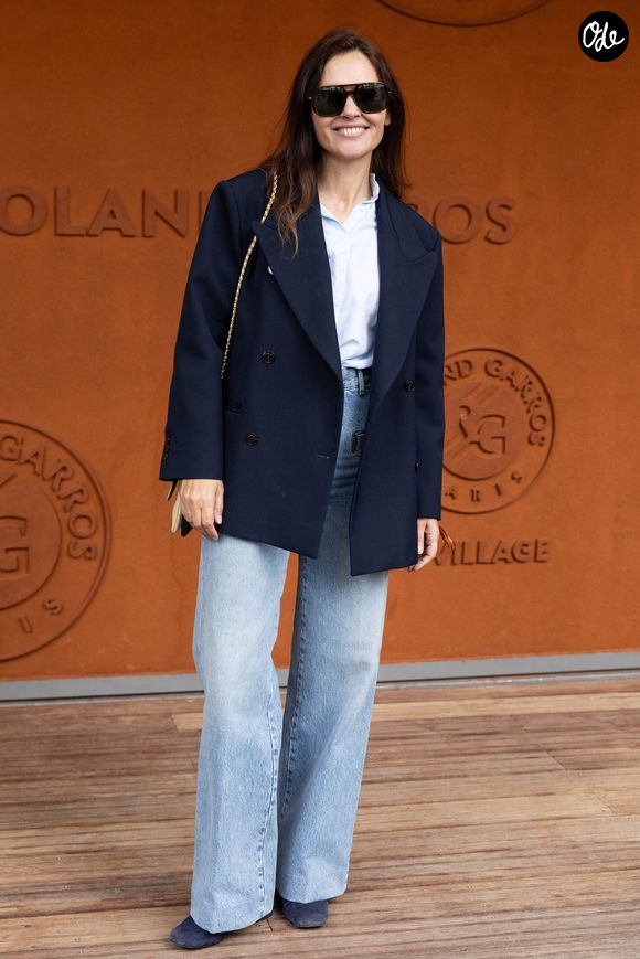 Virginie Ledoyen au photocall du village lors des Internationaux de France de Tennis de Roland Garros 2026, à Paris, France, le 5 juin 2026. © Jacovides-Moreau/Bestimage