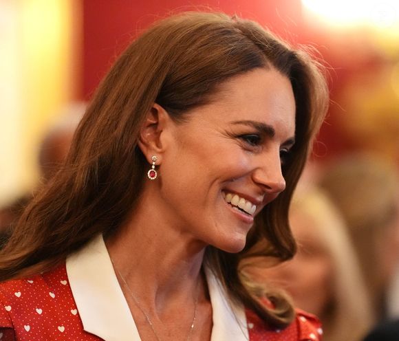 La princesse de Galles lors d'une réception organisée par Cancer Research UK à l'occasion du 125e anniversaire de l'organisation caritative, au St James's Palace, à Londres. 

©Bestimage