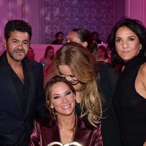 Jamel Debbouze, Mélissa Theuriau, Florence Foresti, Hélène Ségara lors de la 11ème édition de la soirée Global Gift Gala à l'hôtel Four Seasons George V à Paris le 30 septembre 2023.
© Cyril Moreau / Bestimage