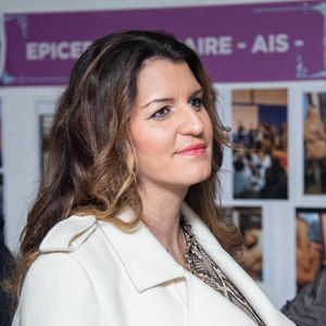 Marlène Schiappa, secrétaire d'Etat, chargée de l’Économie sociale et solidaire et de la Vie associative et le député Mathieu Lefèvre se rendent à l'association "Action Insertion Solidarité" à Champigny-sur-Marne, France, le 13 janvier 2023. © Baptiste Autissier/Panoramic/bestimage