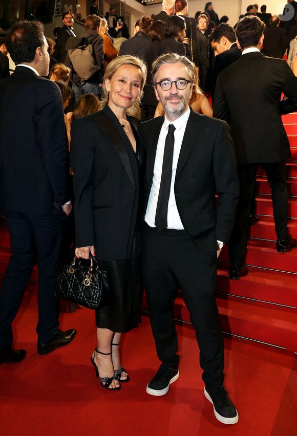 Pierre-Antoine Capton et sa femme Alexandra Bikialo - Montée des marches du film « Omar la fraise (The King of Algiers) » lors du 76ème Festival International du Film de Cannes, au Palais des Festivals à Cannes. Le 19 mai 2023 © Jacovides-Moreau / Bestimage