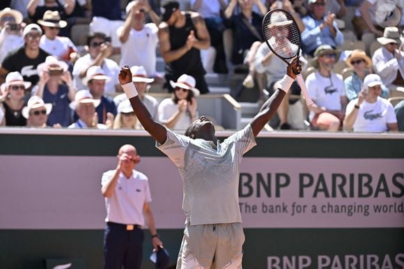 Match Moïse Kouame - Marin Cilic (7-6 [4], 6-2, 6-1) lors des Internationaux de France de Tennis de Roland Garros 2026, le 26 mai 2026. © Chryslene Caillaud / PsnewZ / Bestimage