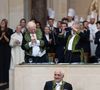 Bien qu'élu en novembre 2024 et confirmé par Emmanuel Macron, ce n'est, en effet, que cette semaine que le cuisinier de la Monnaie de Paris a reçu ses attributs d'académicien.


Guy Savoy - Le chef français multi étoile, Guy Savoy, vient d'être officiellement installé comme membre de l'Académie des Beaux-Arts. 

© Julien Sarkissian/Bestimage