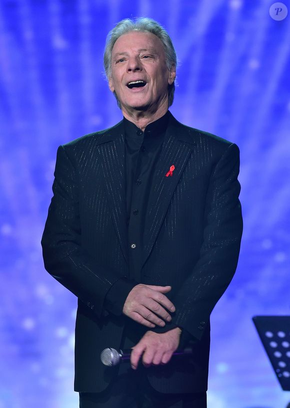 Exclusif - Herbert Léonard - Enregistrement de l'émission "La Télé Chante Pour le Sidaction" aux théâtre des Folies Bergère à Paris, le 11 mars 2015.