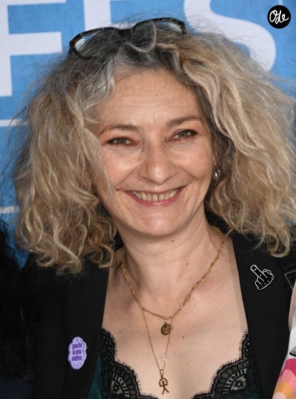 Corinne Masiero - Photocall de la clôture du Festival du Film de Demain (FFD) au ciné Lumière à Vierzon le 5 juin 2022.
© Coadic Guirec / Bestimage