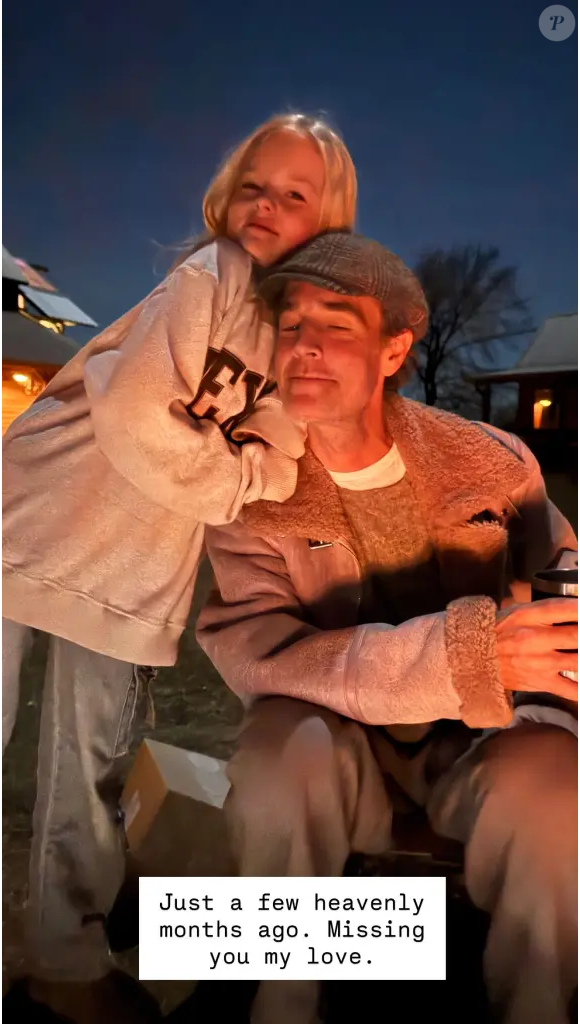 James Van Der Beek et sa fille Emilia - photo partagée par Kimberly Van Der Beek le 26 mars 2026 à l'occasion des 10 ans d'Emilia