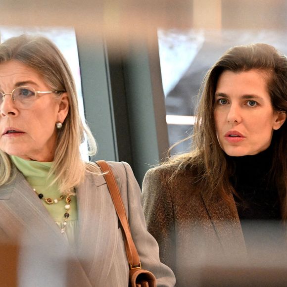 NO TABLOIDS WEB & PRINT, BILDZEITUNG OUT, BILD.DE OUT, NO DAILY MAIL, NO DAILY MAIL GROUP, NO VOICI, NO CLOSER La Princesse Caroline de Hanovre, Charlotte Casiraghi ont inauguré la Médiathèque Caroline à Monaco le 10 décembre 2025. Photo par Bruno Bebert/Pool/ABACAPRESS.COM