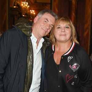 Semi-exclusif - Bruno Gaccio et Michèle Bernier - People à la générale du woman show "Vive Demain !" de Michèle Bernier au théâtre des Variétés à Paris le 28 janvier 2019. © Coadic Guirec/Bestimage