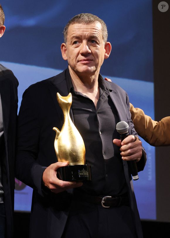 Dany Boon lors de la présentation de son film "Regarde" au Festival du Cinéma Francais et de la gastronomie d'Aix-les-Bains, France, le 3 juin 2025. © Denis Guignebourg/Bestimage