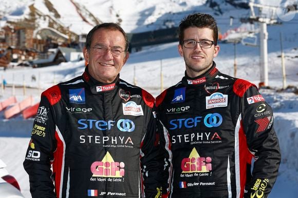 "De 25 à 34 ans, j'ai eu la chance de passer tous mes week-ends de décembre et janvier avec lui, au Trophée Andros. C'était tellement chouette, dix ans de souvenirs".

ARCHIVES - Jean-Pierre PERNAUT et son fils Olivier PERNAUT during the 2014 and 2015 Ice Trophy Andros, Val Thorens circuit, from December 5th to 7th 2014, France. 
© DPPI / Panoramic / Bestimage