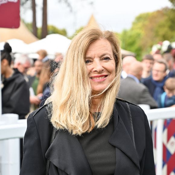 Valerie Trierweiler lors du Qatar Prix de l'Arc de Triomphe à l'hippodrome de Paris-Longchamp, dimanche 2 octobre 2022 à Paris, France. Photo by Tomas Stevens/ABACAPRESS.COM