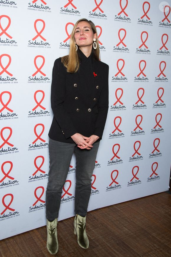 Marie Portolano participe à la soirée de lancement du Sidaction 2022 à la Salle Wagram, le 7 mars 2022. 

Photo : Nasser Berzane / Abaca