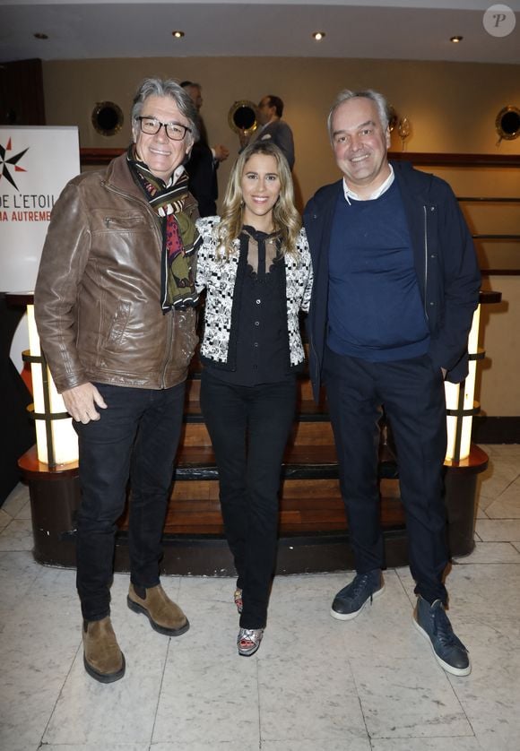 Alain Marschall, Sarah Saldmann, Olivier Truchot - Avant-Première du film "Au Boulot" au cinéma Club de l'Etoile à Paris le 4 novembre 2024. © Marc Ausset-Lacroix/Bestimage