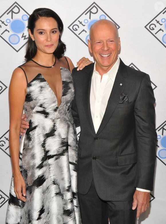 Emma Heming Willis, Bruce Willis assistent au 2017 Room To Grow Spring Benefit au Guastavino\'s à New York City, NY.  Le 5 avril 2017. Photo Splash News/ABACAPRESS.COM