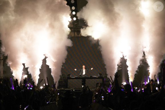 Le 10 mai 2025, Huntington Beach, Californie, États-Unis : David Guetta se produit sur scène lors de l'émission iHeartRadio's 102.7 KIIS FM Wango Tango à Huntington City Beach. (Credit Image : © Casey Flanigan/SOPA Images via ZUMA Press Wire)