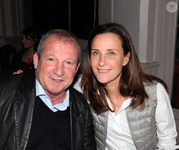 Exclusif - Rolland Courbis et sa femme Clara Paban Courbis (BeIN Sports) - Les journalistes niçois ne s'étaient pas retrouvés depuis la tragédie survenue sur la promenade des Anglais à Nice le 14 juillet dernier.  © Didier Sabardin/bestimage