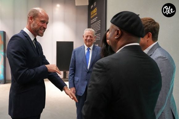 Le prince William, prince de Galles, rencontre des membres du forum d'affaires historique réunissant des dirigeants d'entreprises mondiales pour l'organisation United for Wildlife de la Royal Foundation à Frameless, dans le centre de Londres, marquant ainsi le début de la Semaine d'action pour le climat. Le 22 juin 2026 © Kirsty Wigglesworth / PA Photos / Bestimage