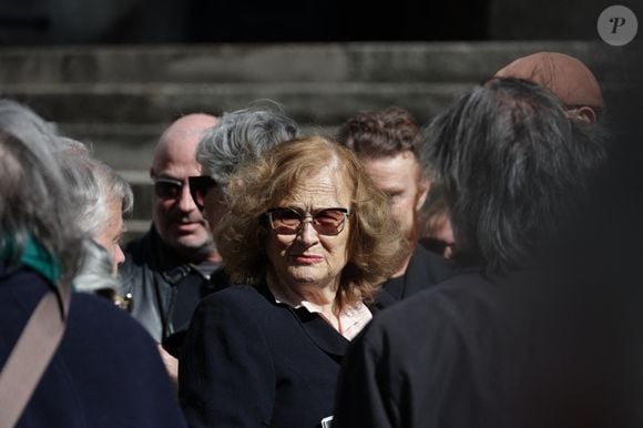 Katia Tchenko assiste à la cérémonie d'enterrement du réalisateur français Yves Boisset à l'église Saint Roch à Paris, France, le 11 avril 2025. Photo by Nasser Berzane/ABACAPRESS.COM