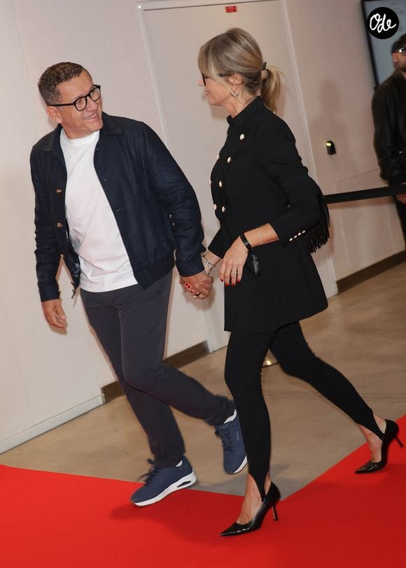 Dany Boon et sa compagne Clara Vello au photocall de la première du film "Karma" au cinéma Pathé Palace à Paris le 13 octobre 2026. 

© Coadic Guirec / Bestimage