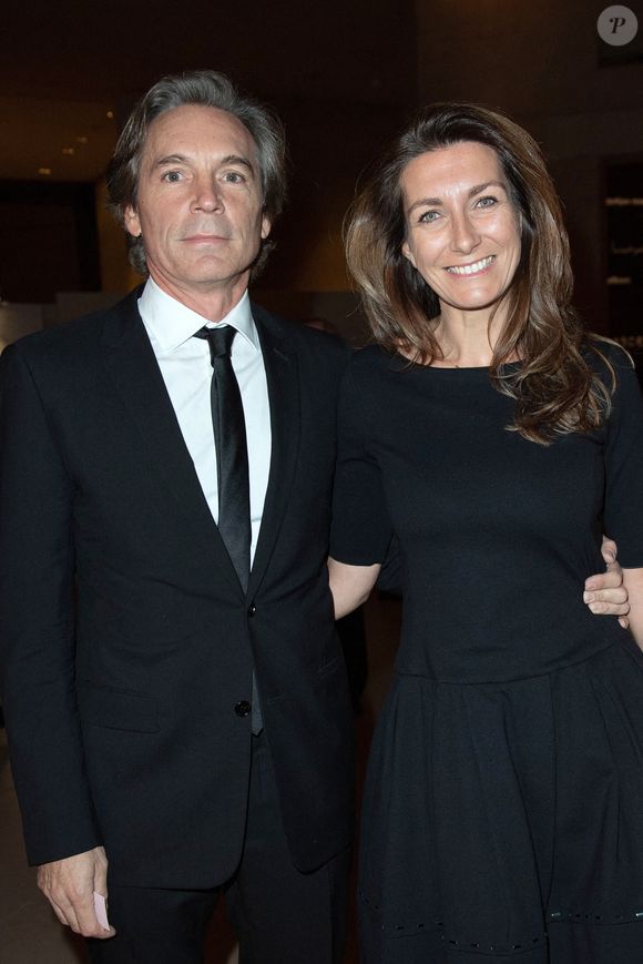 Nicolas Vix et Anne-Claire Coudray assistant au Grand dîner du Louvre célébrant les 30 ans de la Pyramide au musée du Louvre à Paris, France, le 19 novembre 2019. Photo by Aurore Marechal/ABACAPRESS.COM