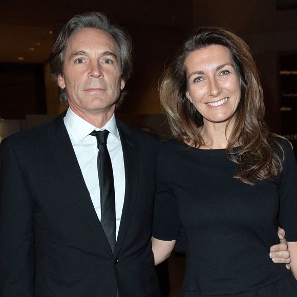 Nicolas Vix et Anne-Claire Coudray assistant au Grand dîner du Louvre célébrant les 30 ans de la Pyramide au musée du Louvre à Paris, France, le 19 novembre 2019. Photo by Aurore Marechal/ABACAPRESS.COM
