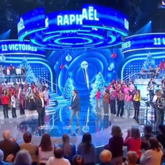 Raphaël, Maestro de N'oubliez pas les paroles - capture d'écran France 2