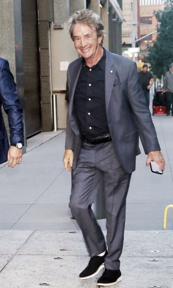 Le duo comique Martin Short et Steve Martin est arrivé aujourd'hui aux studios de Good Morning America à New York City.

Backgrid USA / Bestimage