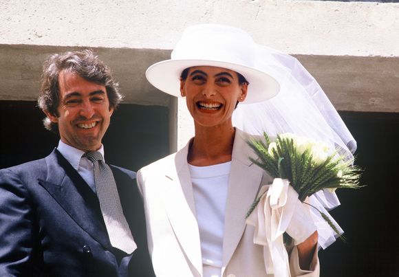 Mariage d'Inès de la Fressange et de Luigi d'Urso.